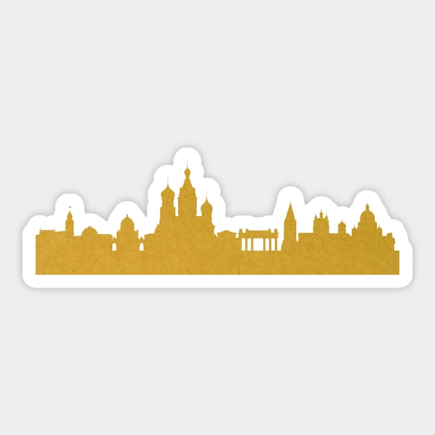 Golden Saint Petersburg Sticker by 44spaces